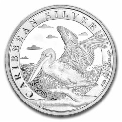 1 oz Caribbean Pelican Barbados 2023 BU