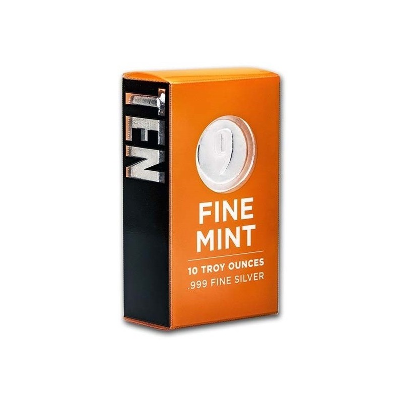 stříbrná cihla 10 oz 9Fine Mint .999 Ag