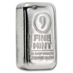 stříbrná cihla 10 oz 9Fine Mint .999 Ag