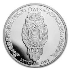 1 oz Owls - Kalous (Stygian owl) 2024 ČAD