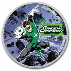 1 oz DC Comics Green Lantern 2023 BU colored in Tep