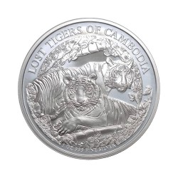1 oz Kambodža - Ztracení tygři 2024 BU (3.)