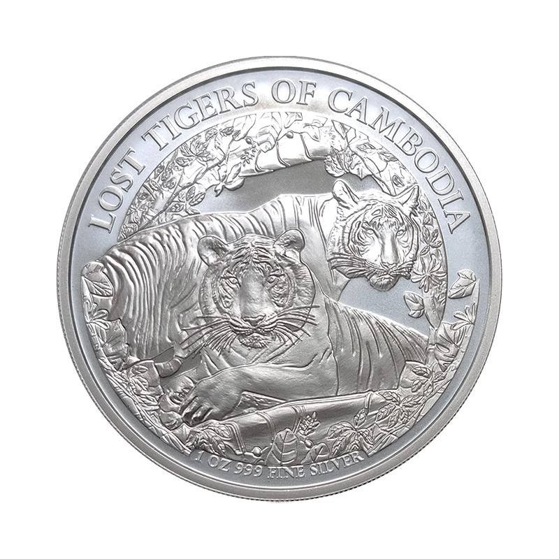 1 oz Kambodža - Ztracení tygři 2024 BU (3.)