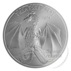 1 oz Dragon Trsat 4 EUR 2024 BU Chorvatsko