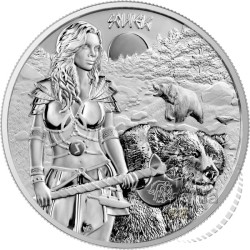 1 oz Valkyries Solveig 2024 BU (3.) .9999 Ag