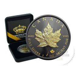 1 oz Maple Leaf  2020 Gold Black Empire