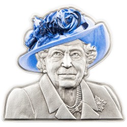 5 oz In Memoriam Queen Elizabeth II 2022 BARBADOS