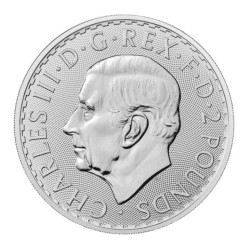 1 oz Britannia King Charles III. 2023 silver coin capsuled
