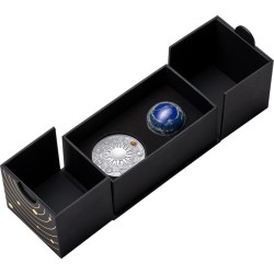 2 oz Solar System: ZEMĚ GHANA 2024 stříbrná mince s Lazuritem