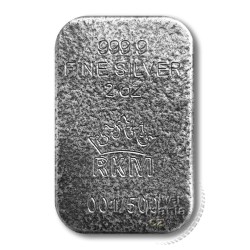 stříbrná cihlička 2 oz Lion The big five 2024 antik+kolorovaná