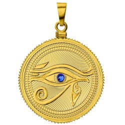 pendant 10g Eye of Horus NIUE 2024 PROOF gilded