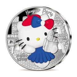 10 EUR Hello Kitty v barvách FRANCIE 2024 PROOF