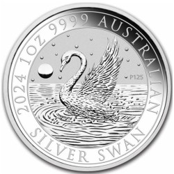 stříbrná mince 1 oz Australian Swan (Labuť Černá) 2022 BU