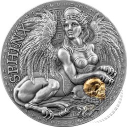 1 oz Sphinx - Sfinga Great Greek Mythology 2024 (1000 Francs CFA)