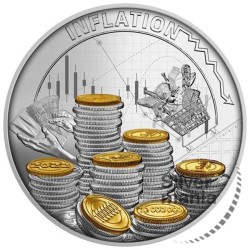 17,5 g Inflation Cameroon 2022 PROOF + gilded