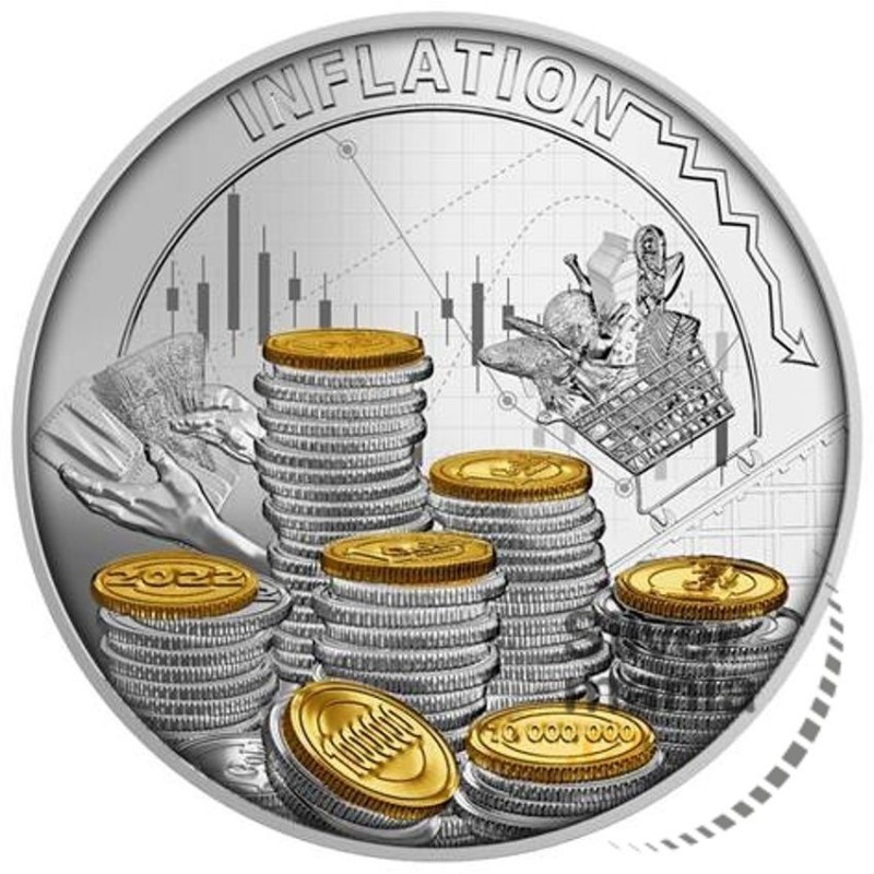 17,5 g Inflation Cameroon 2022 PROOF + gilded