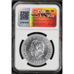 stříbrná mince 1 oz Český lev 2024 NGC MS70 FIRST RELEASES + dárek