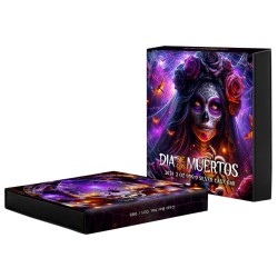 silver cast bar 2 oz Dia de los Muertos 2024 color/antiq