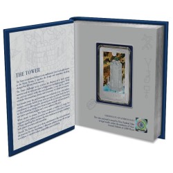 1 oz TAROT Tower 2024 NIUE PROOF Ag ST