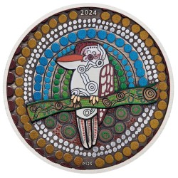 2 oz Kookaburra Kaa Kaa 2024 Austrálie 2 dollars Ag