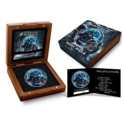 1 oz Maple leaf - Night Rider 2024 Black Ruthenium + coloured HM