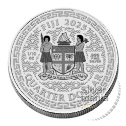 Silver Year of the Snake (Rok hada) Fractional Set 3,75$ FIJI 2025