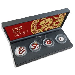 Silver Year of the Snake (Rok hada) Fractional Set 3,75$ FIJI 2025
