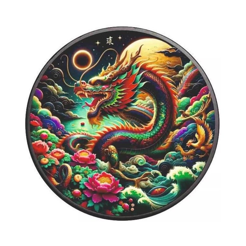 1 oz Dragon of Magic American Eagle 2024 Ag kolorovaná