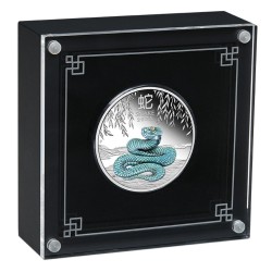 1 oz Lunar III Snake (Rok hada) 2025 PROOF kolorovaná Perth Mint 1 dollar HM