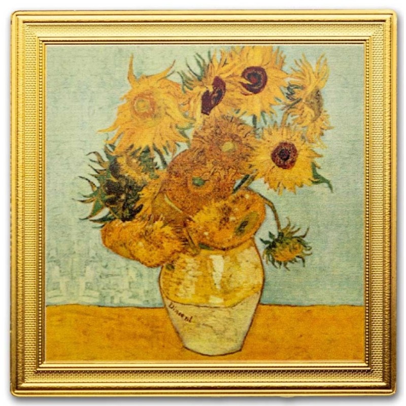 2 oz Vincent Van Gogh SLUNEČNICE Niue 2023