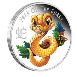 1/2 oz Baby snake (Year of the snake) 2025 PROOF Ag HM