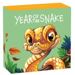 1/2 oz Baby snake (Rok hada) 2025 PROOF Ag HM