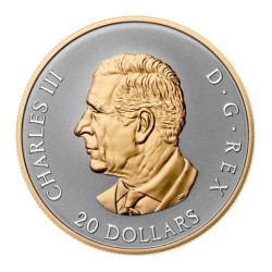 1 oz CELEBRATE LOVE (LÁSKA) KANADA 20CAD 2025 PROOF + gilded