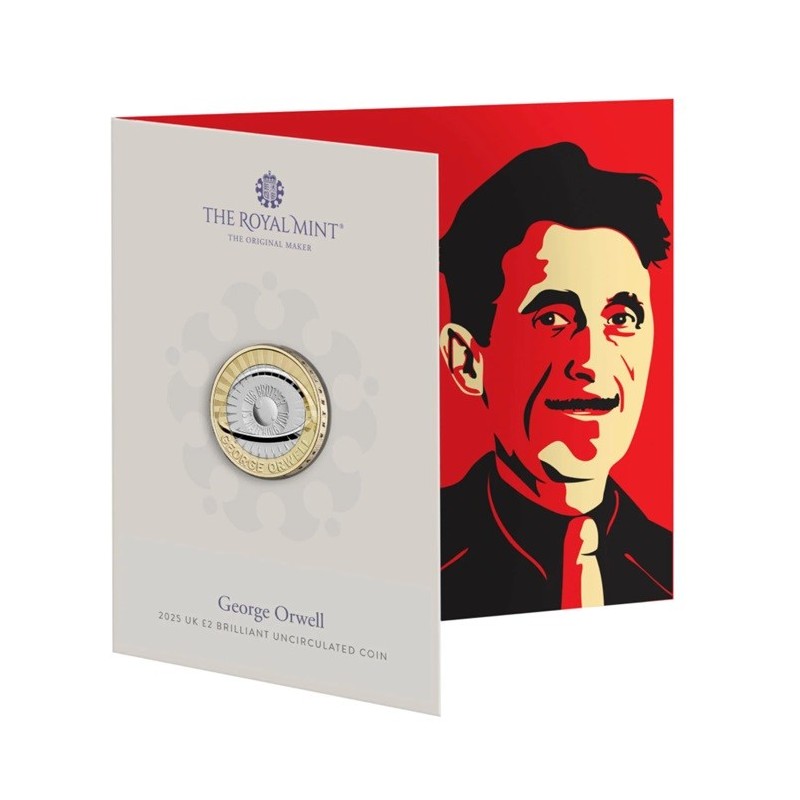 blistr 12 g 2 Pounds George Orwell UK 2025 CuNi