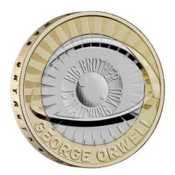 blistr 12 g 2 Pounds George Orwell UK 2025 CuNi