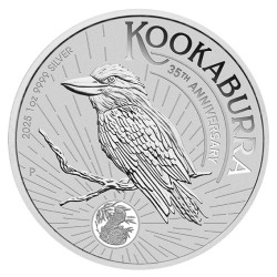 1 oz Australian Kookaburra 35. výročí AUSTRALIA 2025 BU $1