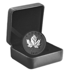 20 CAD 1 oz Elegant Maple leaf CANADA 2025 Black rhodium