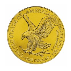 1 oz American Eagle CAPTAIN TRUMP 2024 BU gilded