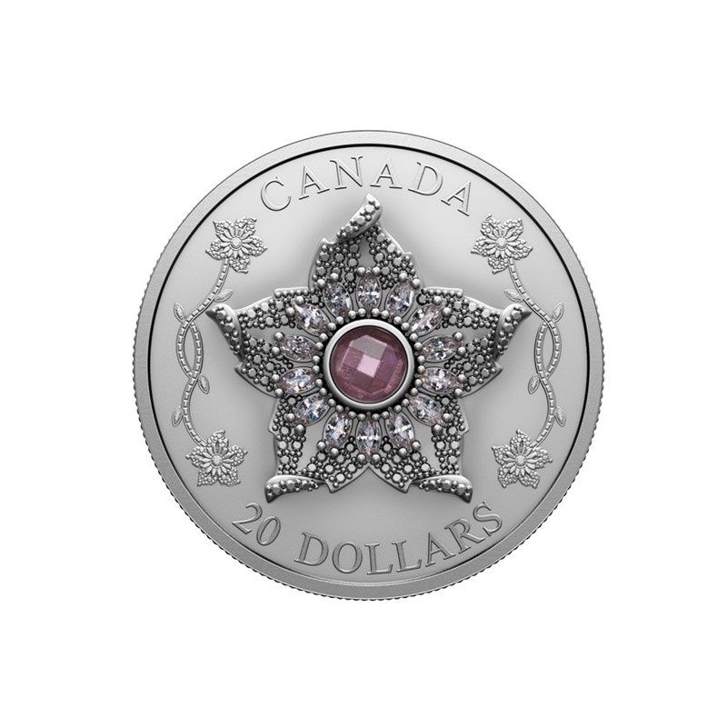 1 oz Williamsova diamantová brož (Williamson Diamond Brooch) KANADA 2025 PROOF