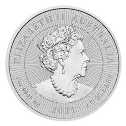 2 oz Platypus and baby 2021 Piedfort Perth Mint (4.) Ag HM