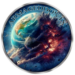 1 oz Maple leaf - GRIM REAPER ARMAGEDDON IX 2025 BL RU+ coloured rezervace