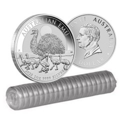 stříbrná mince 1 oz Australian Emu (Australský Emu) 2022 BU