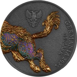 2 oz Germania Beasts Gullinbursti Double Ultra High Relief 2025