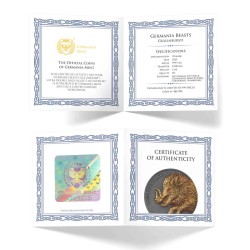 2 oz Germania Beasts Gullinbursti Double Ultra High Relief 2025