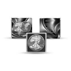 stříbrná 1 oz American Eagle 2025 Silver Ring Black Ru