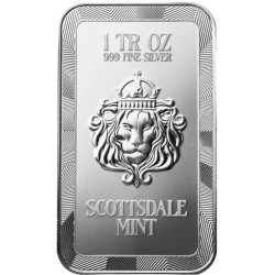 stříbrná cihlička 1 oz Dragon "Tiānyì"  .999 Ag