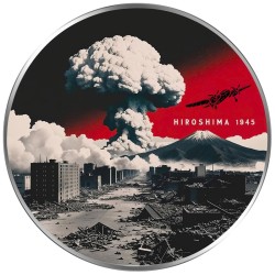 1 oz HIROSHIMA "NIKDY NEZAPOMENEME" American Eagle 2025 coloured