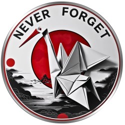 1 oz HIROSHIMA "NEVER FORGET" American eagle 2025 coloured