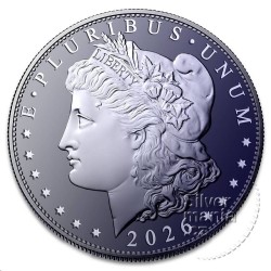 1 oz Morgan Dollar round 2026 Titanium BU