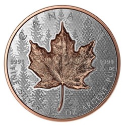 1 oz Maple Leaf 2025 Ultra High Relief+Rose Gold 20$ Canada